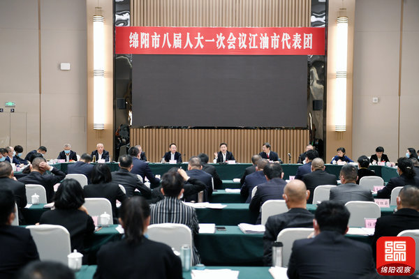 2021年10月27日，羅增斌參加江油代表團(tuán)分團(tuán)討論  張莉 攝.jpg