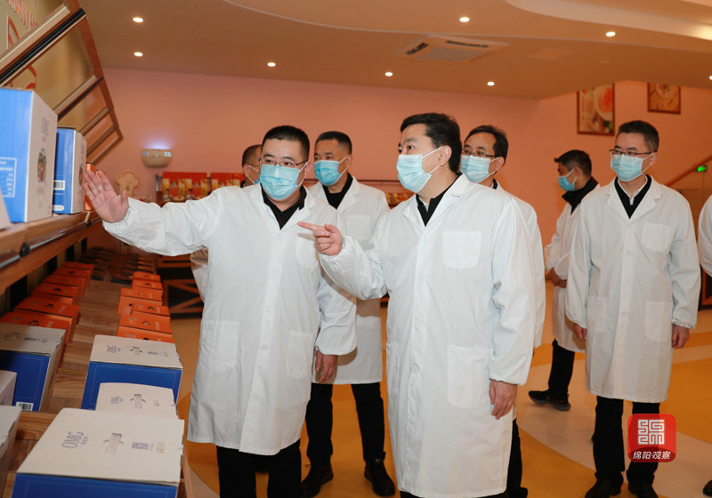 2021年12月26日 羅增斌在圣迪樂(lè)生態(tài)食品公司調(diào)研（記者 賴(lài)杰 攝）.JPG
