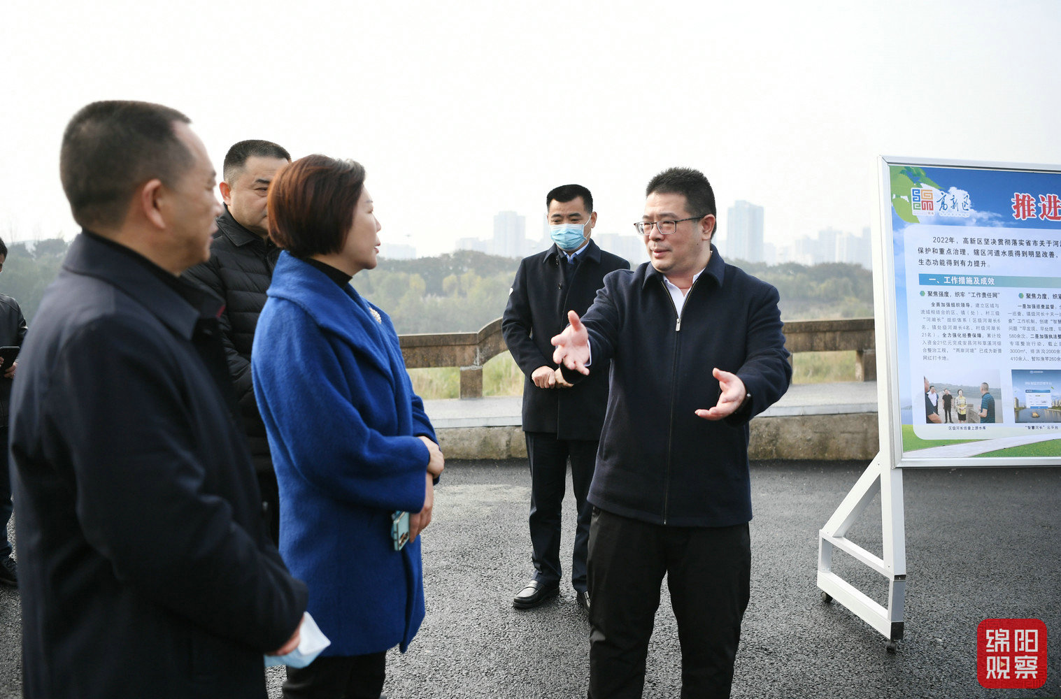 2022年12月9日，李云督導(dǎo)安昌河河長制工作推進情況6  張莉 攝.jpg