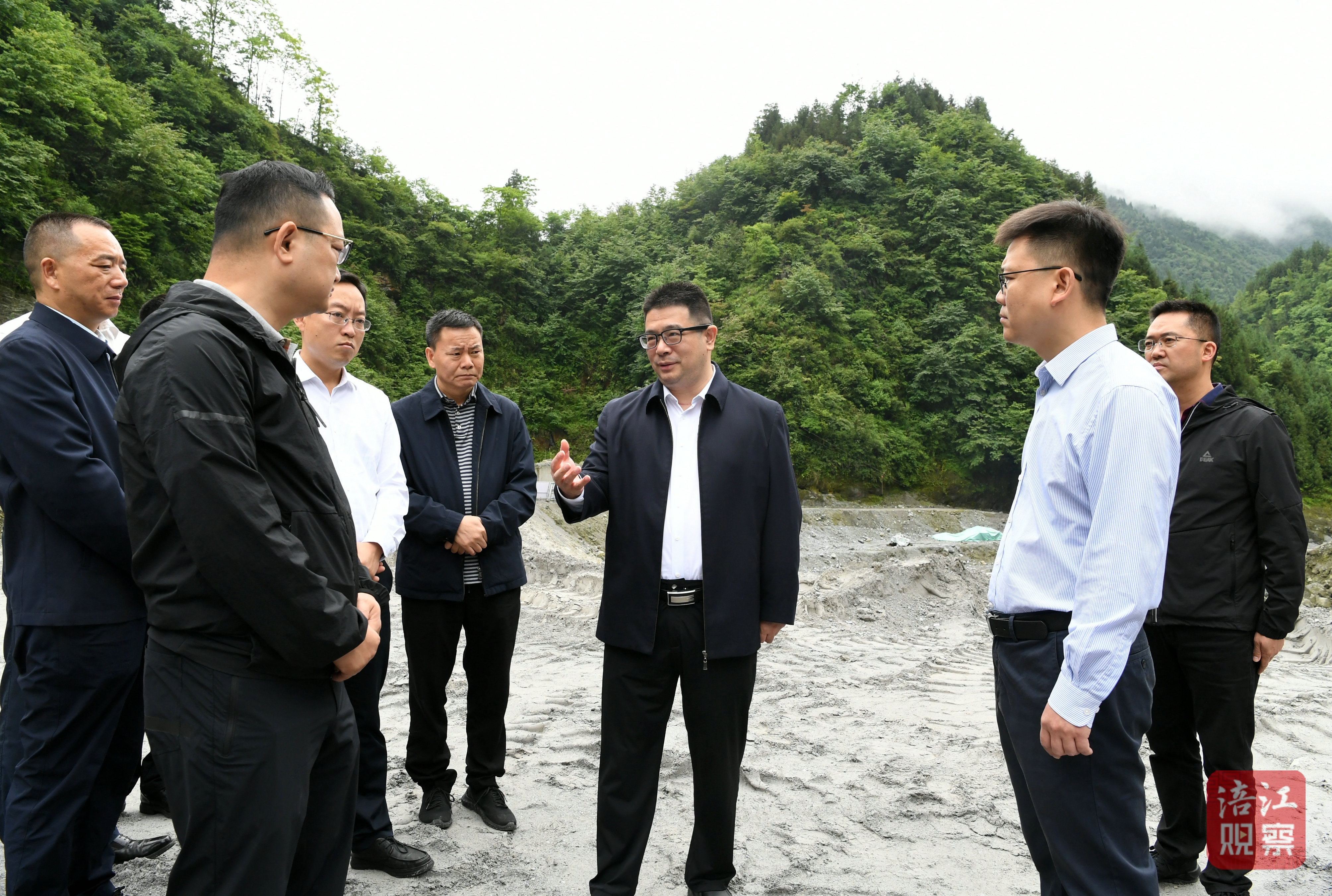 2023年6月4日，李云赴安州高川督導檢查防汛減災、地災防治工作1  張莉 攝.jpg